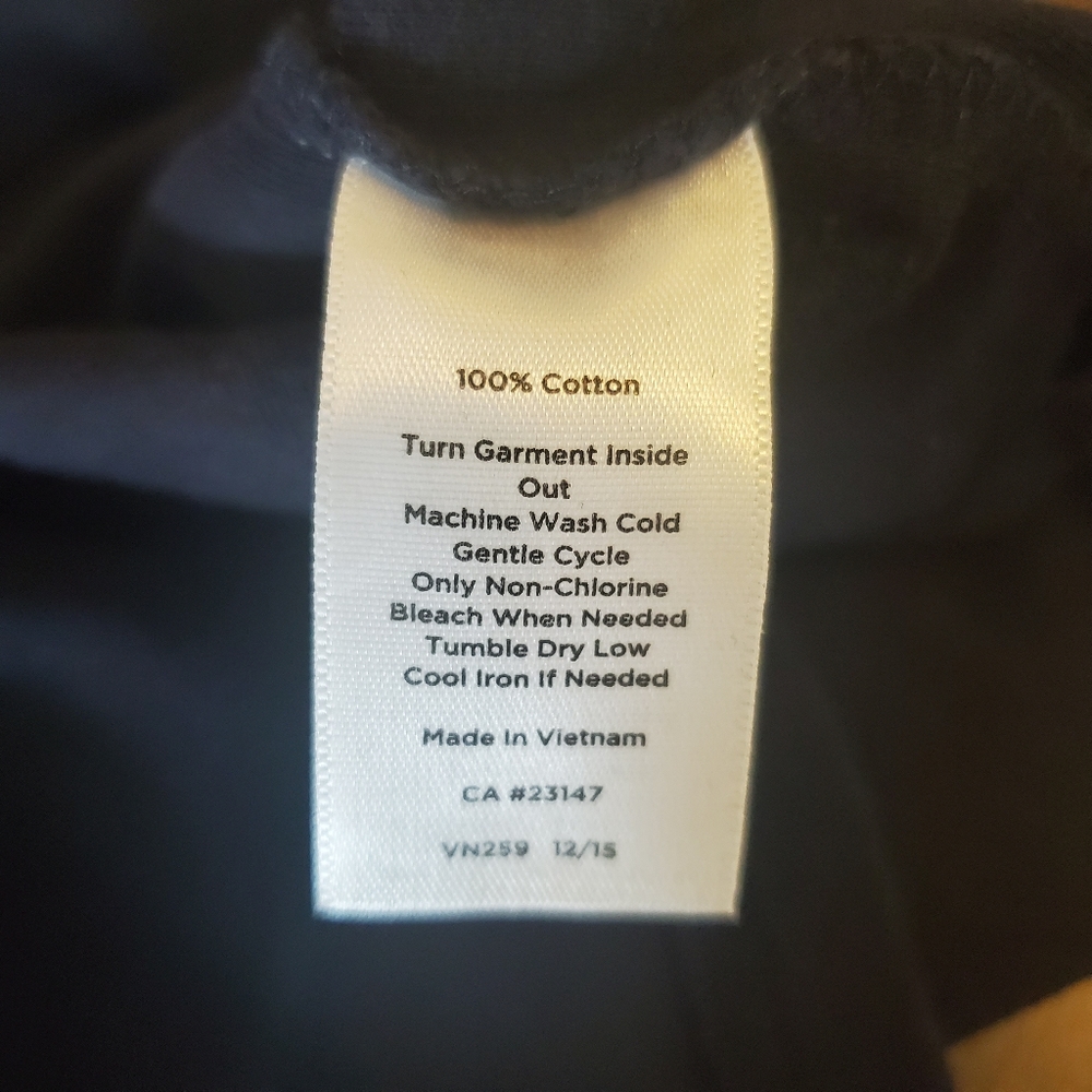 Talbots Navy Cotton Knit Dress - Picture 5 of 5